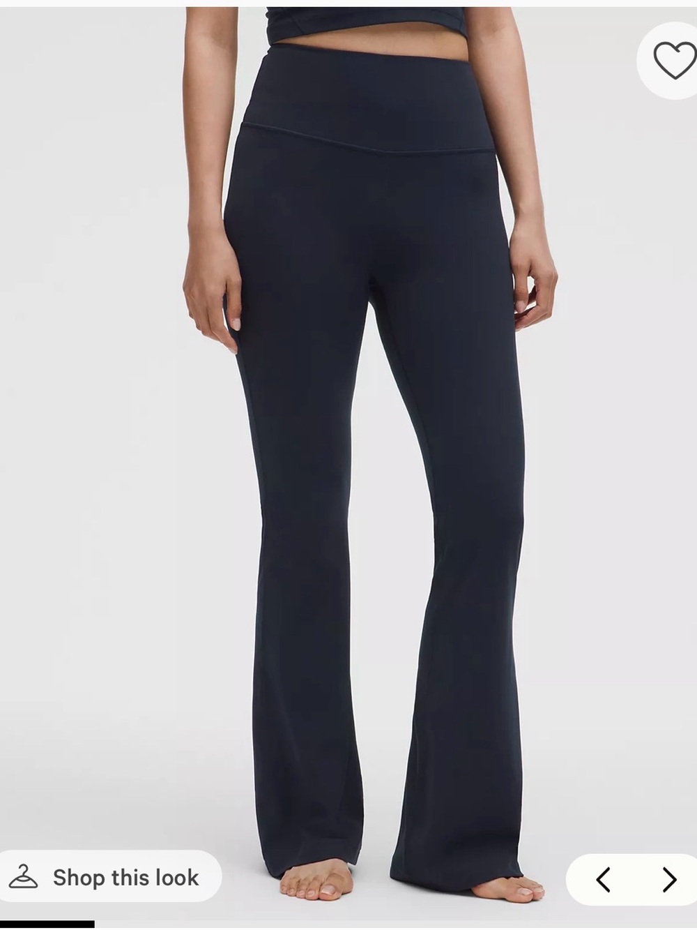 lululemon athletica Black High-Rise Flare Yoga Pants - Picture 2 of 5